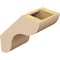 Ekena Millwork 5-inch W x 10-inch D x 10-inch H Carmel Rough Cedar Woodgrain TimberThane Knee Brace, Primed BRCUR05X10X10CARRCPR - alternate 2